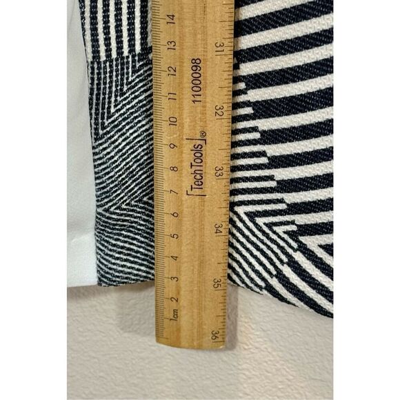 NWT Adelyn Rae Geometric Print Sheath Black & White Mini Dress  Large Women's - Picture 8 of 10